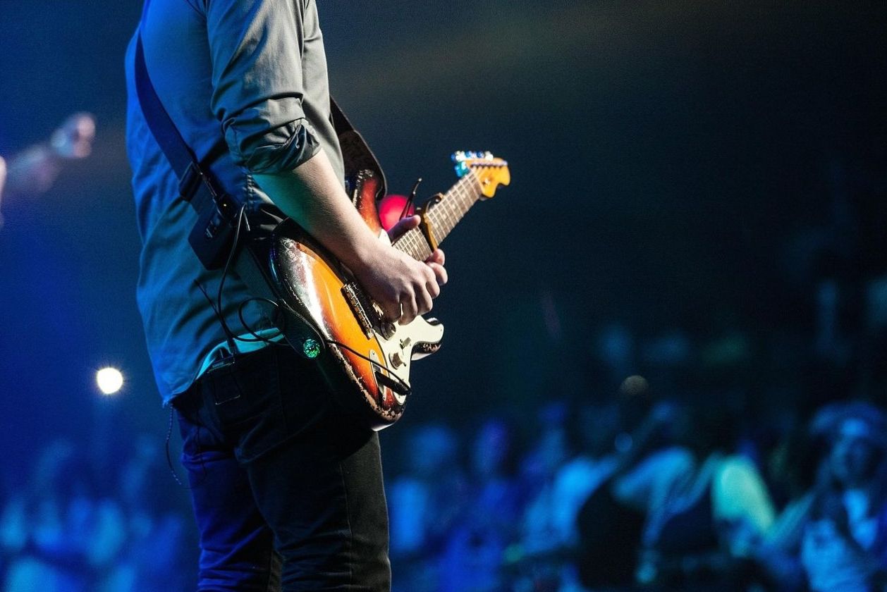 Craps table with dice